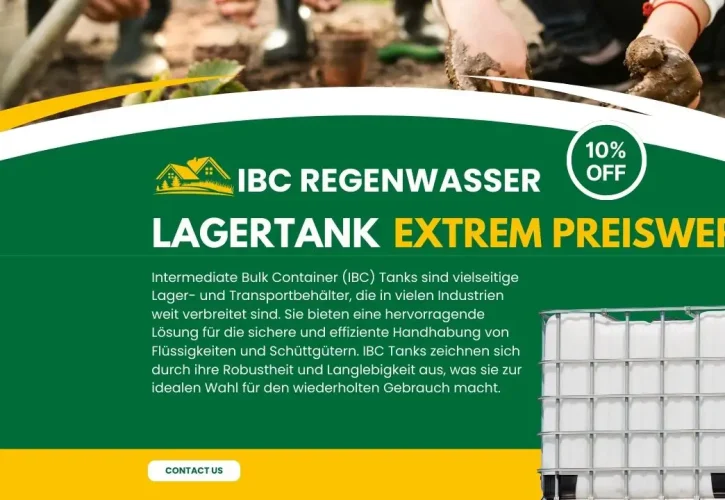 IBC Container: Vielseitige Lösungen für Lagerung und Transport – Von rebottled bis Zubehör: Finden Sie den perfekten IBC Tank für Ihre Bedürfnisse