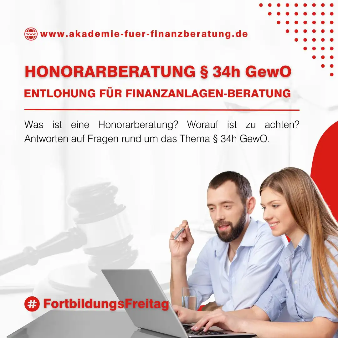 Finden Sie heraus, wie die Honorarberatung nach § 34h GewO die Entlohnung für Berater nach § 34f GewO regelt und welche Vorteile sich daraus ergeben.