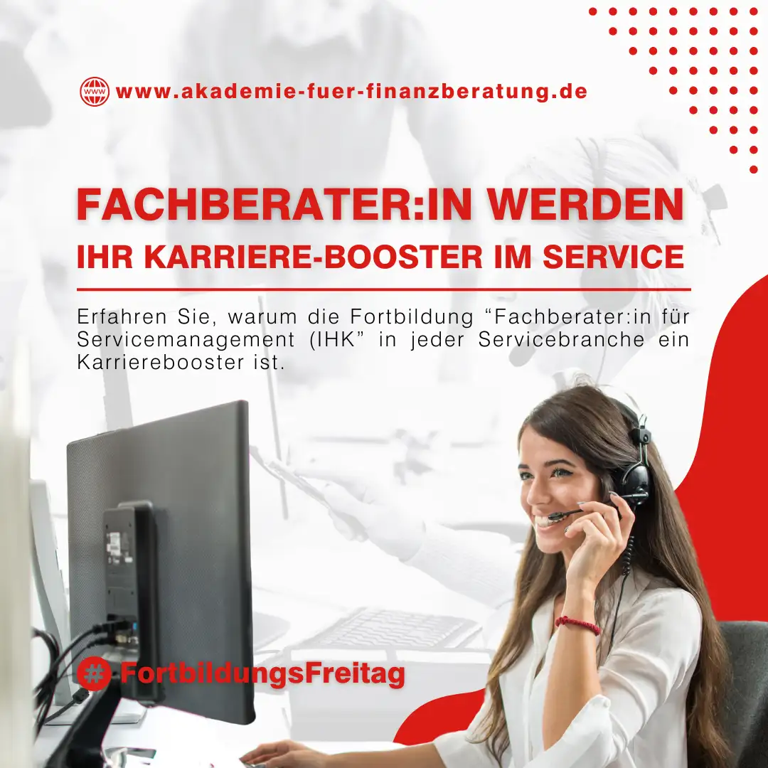 Mit der IHK-Fortbildung zur Fachberaterin oder zum Fachberater für Servicemanagement erweitern Sie Ihre Kompetenzen und Karrieremöglichkeiten.