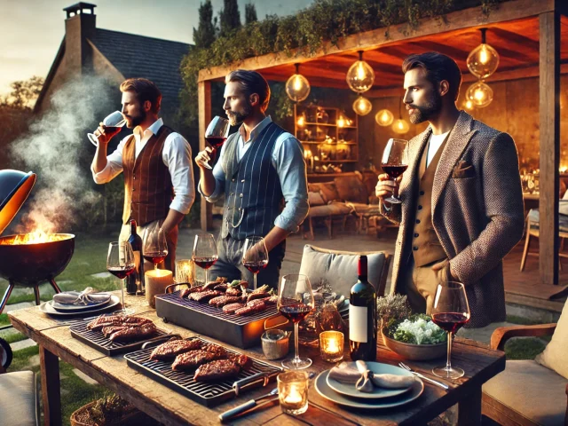Feuer, Fleisch & feine Tropfen – Warum Grillen, Rotwein und Rauch Männerherzen höher schlagen lassen
