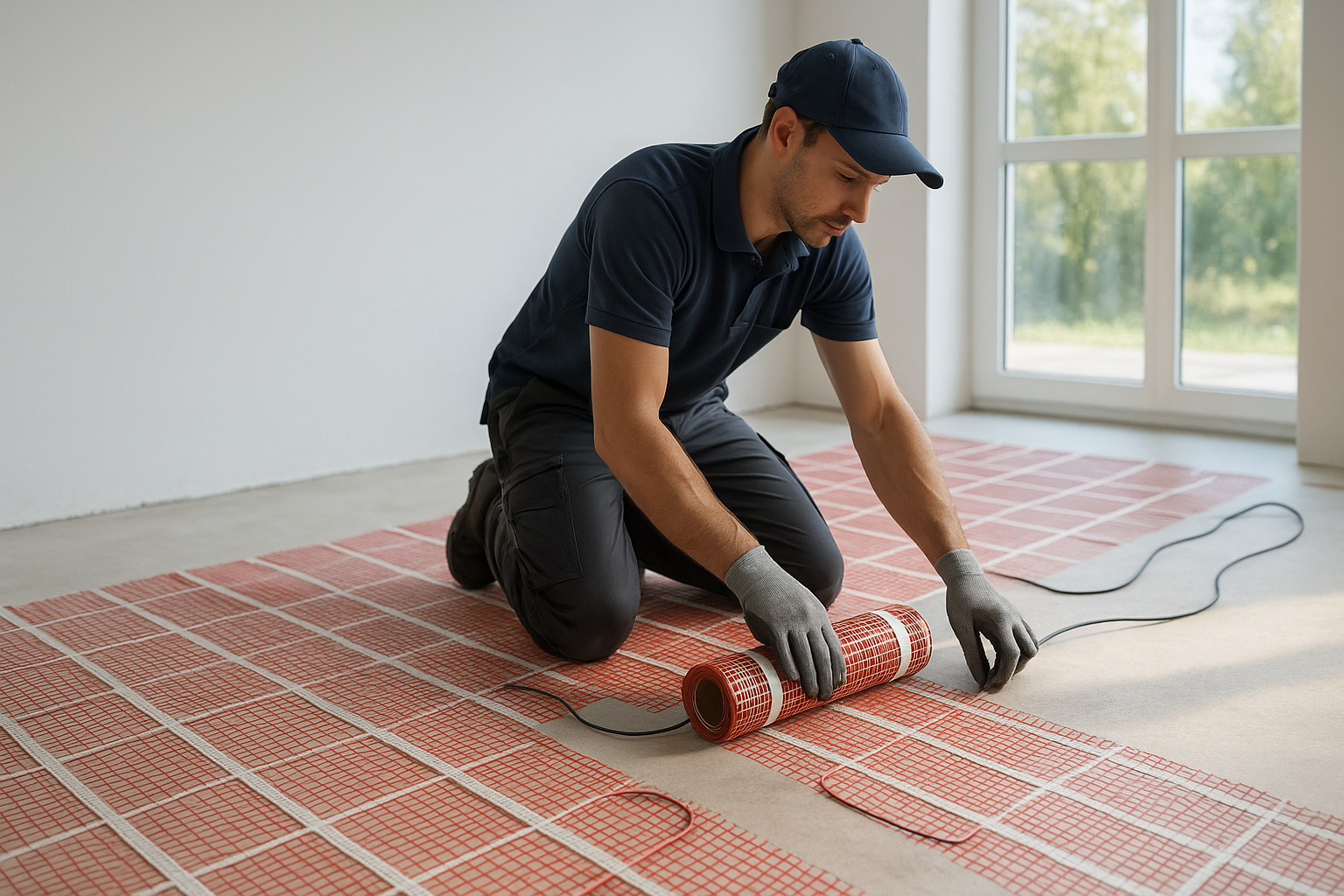 Elektrische Fußbodenheizung, Infrarotpaneele & Frostschutz – Mi-Heat zeigt, wie Sie effizient planen, installieren und per Smart-Thermostat Strom sparen.