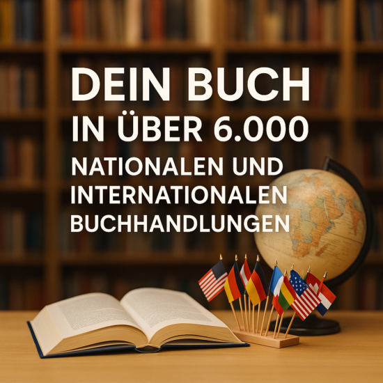 Veröffentliche Dein Buch professionell: Reichweite in über 6.000 Buchhandlungen & Online-Shops – international sichtbar für Deine Leser:innen.